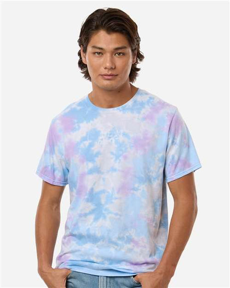 Colortone Unisex Vintage Tie - Dyed T-Shirt - Colortone 1355 Dusk S Short Sleeve T-Shirts