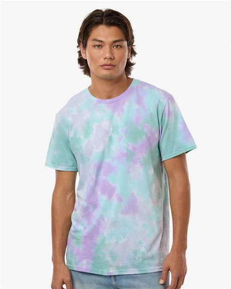 Colortone Unisex Vintage Tie - Dyed T-Shirt - Colortone 1355 Siren S Short Sleeve T-Shirts