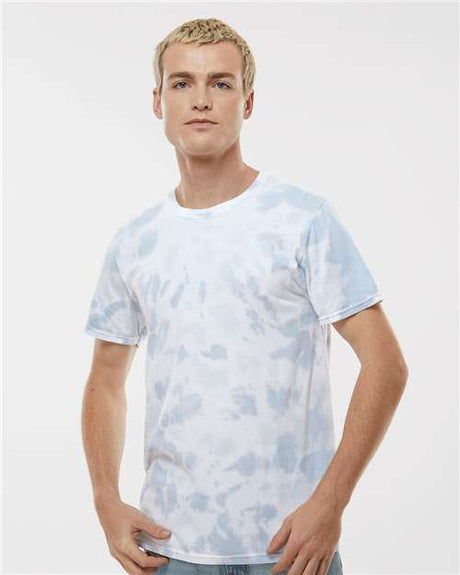 Colortone Unisex Vintage Tie - Dyed T-Shirt - Colortone 1355 Storm S Short Sleeve T-Shirts