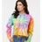 Colortone Women's Tie - Dyed Crop Hooded Sweatshirt - Colortone 8333 Eternity XS Sweatshirts