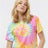 Colortone Women's Tie - Dyed Crop T-Shirt - Colortone 1050 Eternity XS Short Sleeve T-Shirts
