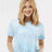 Colortone Women's Tie - Dyed Crop T-Shirt - Colortone 1050 Lagoon XS Short Sleeve T-Shirts