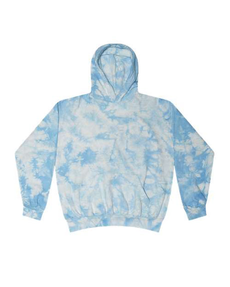 Colortone Youth Crystal Wash Hooded Sweatshirt - Colortone 8790Y Crystal Baby Blue XS Sweatshirts
