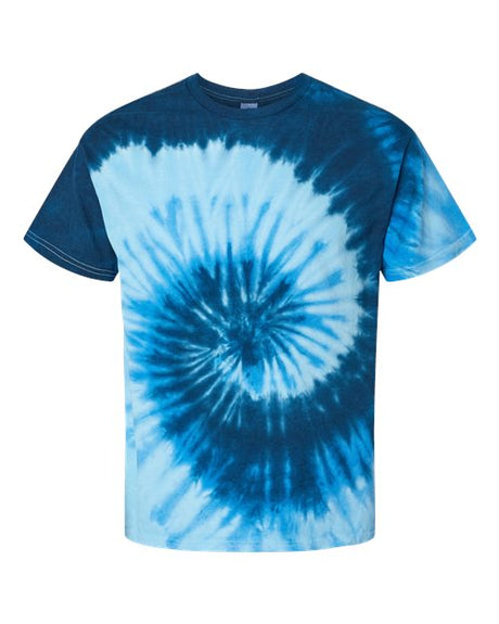 Colortone Youth Multi - Color Tie - Dyed T-Shirt - Blue Ocean - Colortone 1000Y Blue Ocean XS Short Sleeve T-Shirts