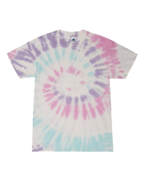 Colortone Youth Multi - Color Tie - Dyed T-Shirt - Colortone 1000Y Acadia XS Short Sleeve T-Shirts