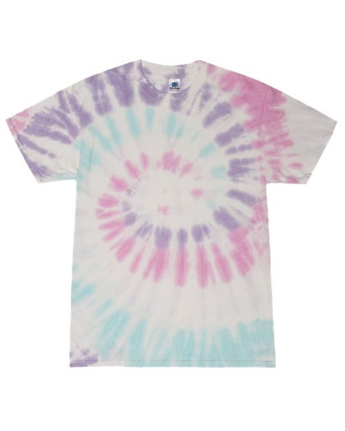 Colortone Youth Multi - Color Tie - Dyed T-Shirt - Colortone 1000Y Acadia XS Short Sleeve T-Shirts