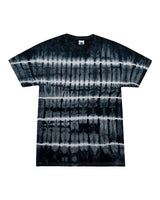 Colortone Youth Multi - Color Tie - Dyed T-Shirt - Colortone 1000Y Black Shibori XS Short Sleeve T-Shirts