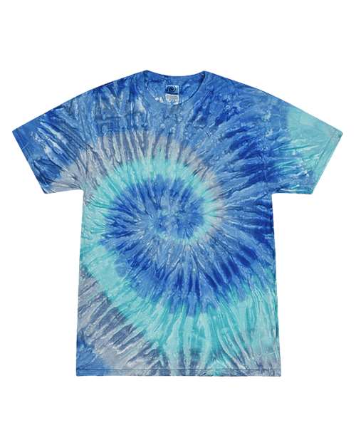 Colortone Youth Multi - Color Tie - Dyed T-Shirt - Colortone 1000Y Blue Jerry XS Short Sleeve T-Shirts