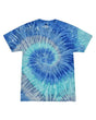 Colortone Youth Multi - Color Tie - Dyed T-Shirt - Colortone 1000Y Blue Jerry XS Short Sleeve T-Shirts