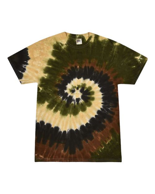 Colortone Youth Multi - Color Tie - Dyed T-Shirt - Colortone 1000Y Camo Swirl XS Short Sleeve T-Shirts
