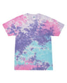 Colortone Youth Multi - Color Tie - Dyed T-Shirt - Colortone 1000Y Cotton Candy XS Short Sleeve T-Shirts