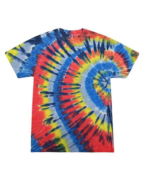 Colortone Youth Multi - Color Tie - Dyed T-Shirt - Colortone 1000Y Harmony XS Short Sleeve T-Shirts
