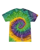 Colortone Youth Multi - Color Tie - Dyed T-Shirt - Colortone 1000Y Mardi Gras XS Short Sleeve T-Shirts