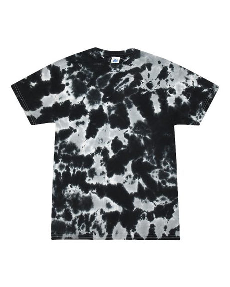 Colortone Youth Multi - Color Tie - Dyed T-Shirt - Colortone 1000Y Multi Black XS Short Sleeve T-Shirts