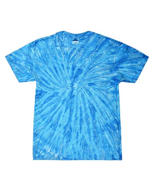 Colortone Youth Multi - Color Tie - Dyed T-Shirt - Colortone 1000Y Neon Blueberry XS Short Sleeve T-Shirts