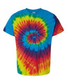 Colortone Youth Multi - Color Tie - Dyed T-Shirt - Colortone 1000Y Reactive Rainbow XS Short Sleeve T-Shirts