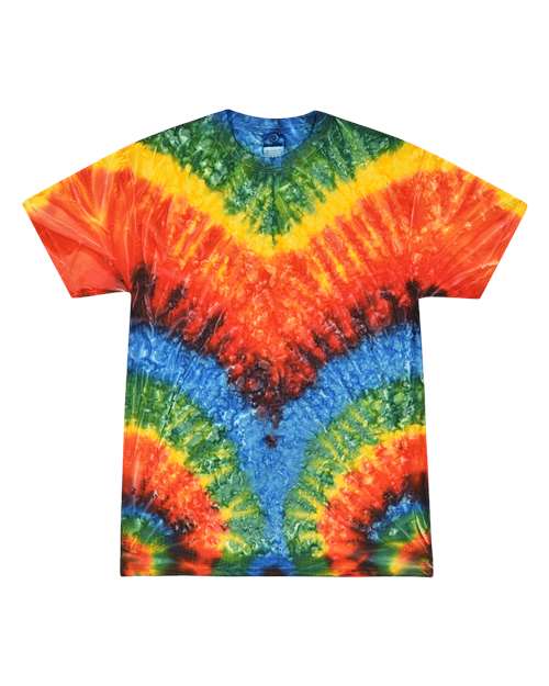 Colortone Youth Multi - Color Tie - Dyed T-Shirt - Colortone 1000Y Slushy XS Short Sleeve T-Shirts