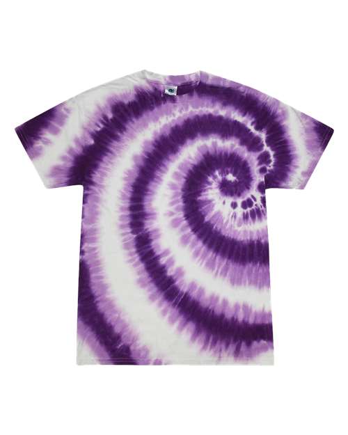 Colortone Youth Multi - Color Tie - Dyed T-Shirt - Colortone 1000Y Slushy XS Short Sleeve T-Shirts