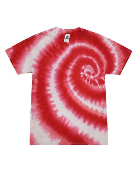 Colortone Youth Multi - Color Tie - Dyed T-Shirt - Colortone 1000Y Slushy XS Short Sleeve T-Shirts