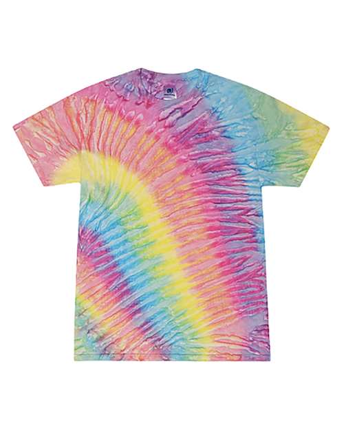 Colortone Youth Multi - Color Tie - Dyed T-Shirt - Colortone CD1000Y Meadow XS Short Sleeve T-Shirts