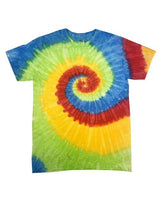 Colortone Youth Multi - Color Tie - Dyed T-Shirt - Colortone CD1000Y Pastel Neon XS Short Sleeve T-Shirts