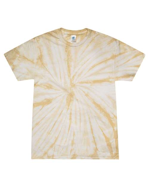 Colortone Youth Multi - Color Tie - Dyed T-Shirt - Colortone CD1000Y Spider Lavender Blue XS Short Sleeve T-Shirts