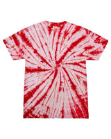 Colortone Youth Multi - Color Tie - Dyed T-Shirt - Colortone CD1000Y White/ Red XS Short Sleeve T-Shirts