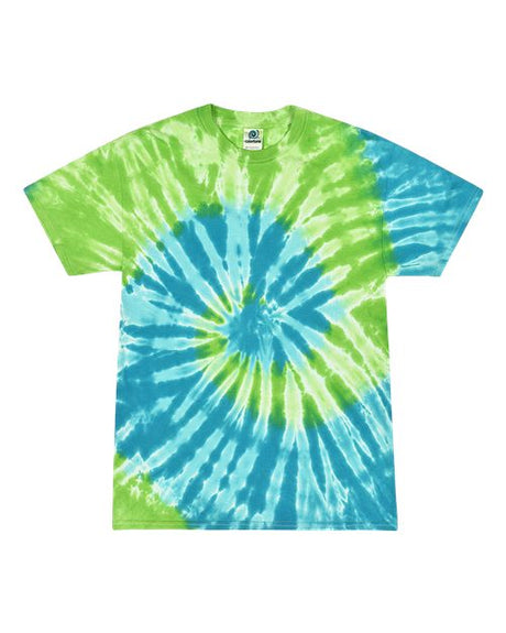 Colortone Youth Multi - Color Tie - Dyed T-Shirt - Saint Lucia - Colortone 1000Y Saint Lucia XS Short Sleeve T-Shirts