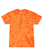 Colortone Youth Multi - Color Tie - Dyed T-Shirt - Spider Orange - Colortone 1000Y Spider Orange XS Short Sleeve T-Shirts