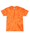 Colortone Youth Multi - Color Tie - Dyed T-Shirt - Spider Orange - Colortone 1000Y Spider Orange XS Short Sleeve T-Shirts