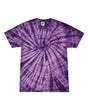 Colortone Youth Multi - Color Tie - Dyed T-Shirt - Spider Purple - Colortone 1000Y Spider Purple XS Short Sleeve T-Shirts