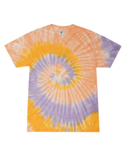 Colortone Youth Multi - Color Tie - Dyed T-Shirt - Sunflower - Colortone 1000Y Sunflower XS Short Sleeve T-Shirts