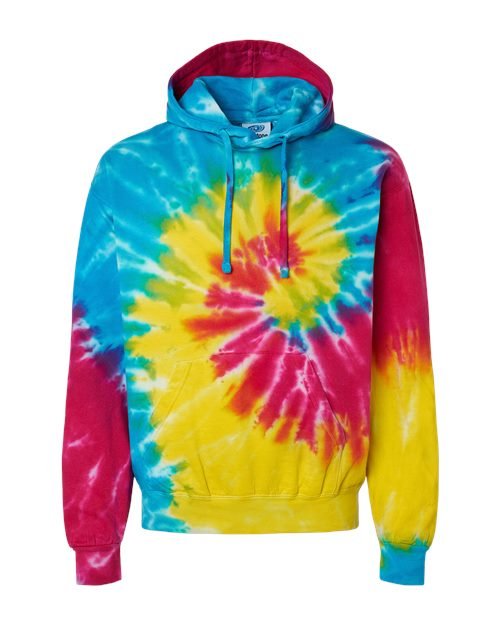 Colortone Youth Tie - Dyed Hooded Sweatshirt - Colortone 8777Y Blue Ocean XS Sweatshirts