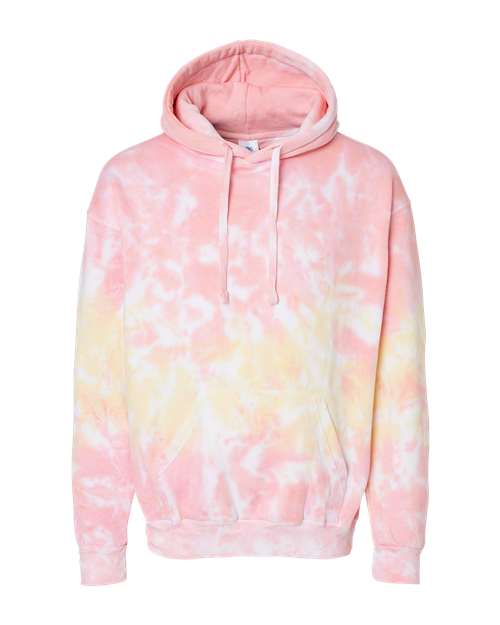 Colortone Youth Tie - Dyed Hooded Sweatshirt - Colortone 8777Y Funnel Cake XS Sweatshirts