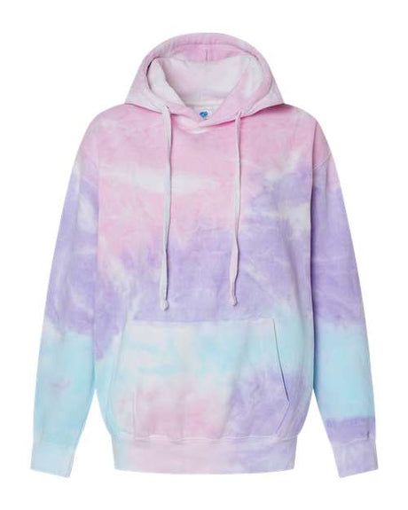 Colortone Youth Tie - Dyed Hooded Sweatshirt - Cotton Candy - Colortone 8777Y Cotton Candy XS Sweatshirts