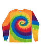 Colortone Youth Tie - Dyed Long Sleeve T-Shirt - Colortone 2000Y Prism XS Long Sleeve T-Shirts