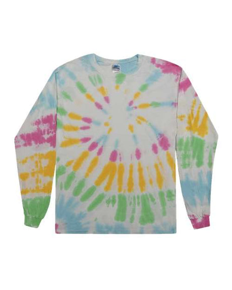 Colortone Youth Tie - Dyed Long Sleeve T-Shirt - Colortone 2000Y Yosemite XS Long Sleeve T-Shirts