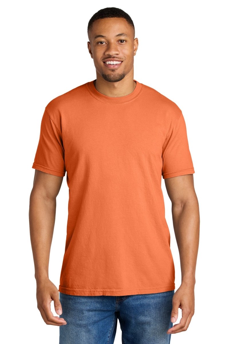 Comfort Colors 1717 Ring Spun Tee for Screen Printing Burnt Orange S Short Sleeve T-Shirts