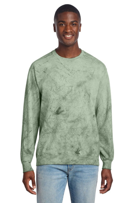 Comfort Colors ® Color Blast Crewneck Sweatshirt 1545 - Comfort Colors 1545 Fern S Crewneck Sweatshirts