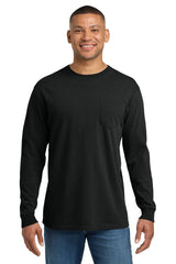 COMFORT COLORS ® Heavyweight Ring Spun Long Sleeve Pocket Tee. 4410 - Comfort Colors 4410 Black S Short Sleeve T-Shirts