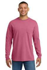 COMFORT COLORS ® Heavyweight Ring Spun Long Sleeve Pocket Tee. 4410 - Comfort Colors 4410 Crunchberry S Short Sleeve T-Shirts