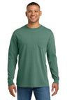 COMFORT COLORS ® Heavyweight Ring Spun Long Sleeve Pocket Tee. 4410 - Comfort Colors 4410 Light Green S Short Sleeve T-Shirts
