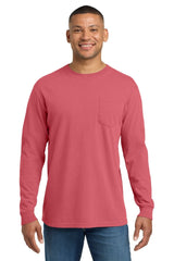 COMFORT COLORS ® Heavyweight Ring Spun Long Sleeve Pocket Tee. 4410 - Comfort Colors 4410 Watermelon S Short Sleeve T-Shirts