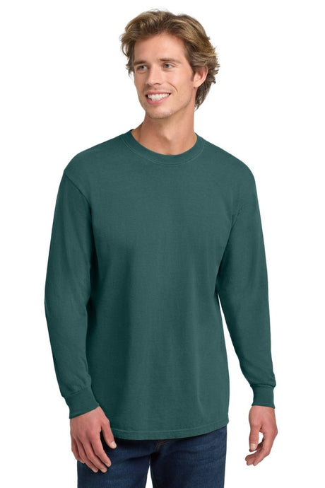 COMFORT COLORS ® Heavyweight Ring Spun Long Sleeve Tee. 6014 - Comfort Colors 6014 Blue Spruce S Long Sleeve T-Shirts