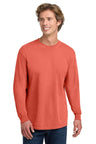 COMFORT COLORS ® Heavyweight Ring Spun Long Sleeve Tee. 6014 - Comfort Colors 6014 Bright Salmon S Long Sleeve T-Shirts