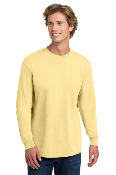 COMFORT COLORS ® Heavyweight Ring Spun Long Sleeve Tee. 6014 - Comfort Colors 6014 Butter S Long Sleeve T-Shirts