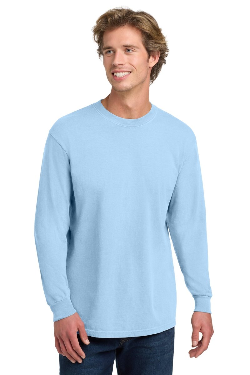COMFORT COLORS ® Heavyweight Ring Spun Long Sleeve Tee. 6014 - Comfort Colors 6014 Hydrangea S Long Sleeve T-Shirts