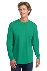 COMFORT COLORS ® Heavyweight Ring Spun Long Sleeve Tee. 6014 - Comfort Colors 6014 Island Green S Long Sleeve T-Shirts