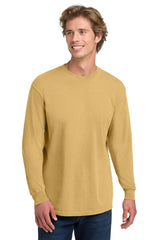 COMFORT COLORS ® Heavyweight Ring Spun Long Sleeve Tee. 6014 - Comfort Colors 6014 Mustard S Long Sleeve T-Shirts