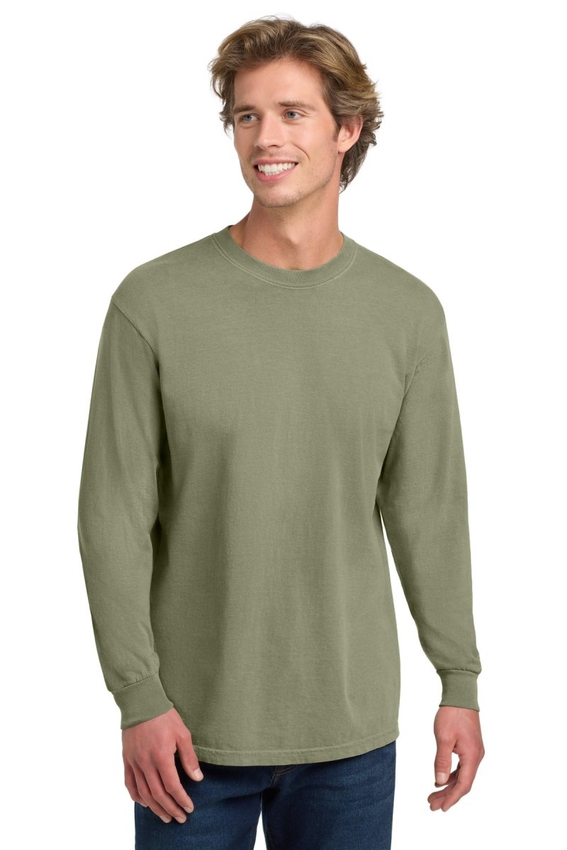 COMFORT COLORS ® Heavyweight Ring Spun Long Sleeve Tee. 6014 - Comfort Colors 6014 Sandstone S Long Sleeve T-Shirts